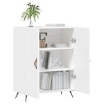 vidaXL Buffet blanc 69 5x34x90 cm bois d'ingénierie