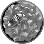 Pièce de monnaie en Argent 20 Dollars g 31.1 (1 oz) Millésime 2025 Entoma SCARABEO