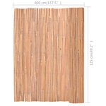 vidaXL Clôture en bambou 125x400 cm