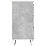 vidaXL Buffet gris béton 40x35x70 cm bois d'ingénierie
