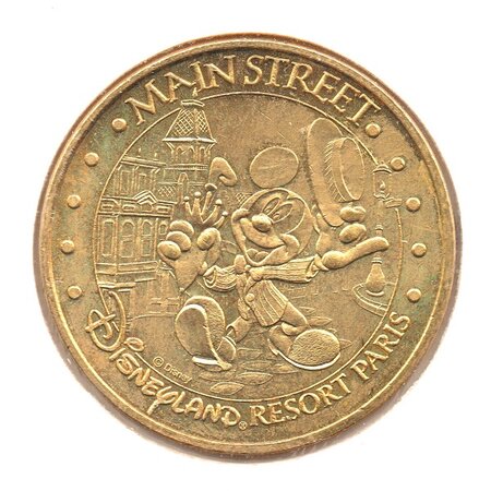 Mini médaille monnaie de paris 2008 - main street