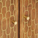 vidaXL Armoire latérale 60x33x75 cm bois massif de manguier