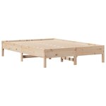 vidaXL Cadre de lit sans matelas 140x200 cm bois massif de pin