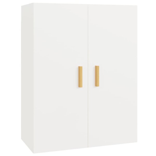 vidaXL Armoire murale suspendue Blanc 69 5x34x90 cm