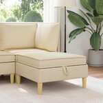 vidaXL Sofa avec rangement Tissu