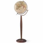 Globe terrestre lumineux sur pied Ø 37 cm - Sylvia Antique