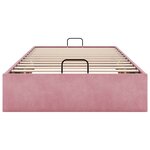 vidaXL Cadre de lit ottoman sans matelas rose 80x200 cm velours