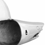 vidaXL Sculpture Argent 68 x 20 x 24 cm Aluminium