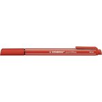 Stylo feutre pointmax pointe moyenne 0.8mm rouge carmin x 10 stabilo