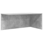 vidaXL Ensemble de tables basses 2 Pièces Gris béton Bois d'ingénierie