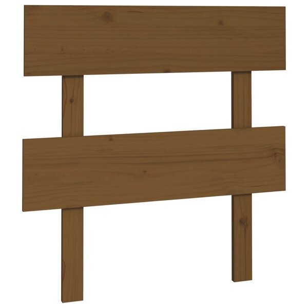 vidaXL Tête de lit Marron miel 93 5x3x81 cm Bois massif de pin