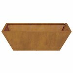 vidaXL Jardinière Bowl 50x50x15 cm en acier corten