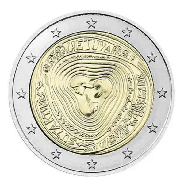 2 euros commémorative Lituanie 2019 - Chansons polyphoniques.