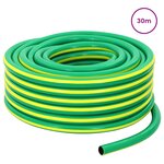 vidaXL Tuyau de jardin 5 couches Vert et jaune 1 / 2'' 30 m PVC