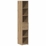 vidaXL Cabinet de rangement slim chêne artisanal 30 x 42.5 x 225 cm