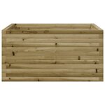 vidaXL Jardinière 90x90x46 cm bois de pin imprégné