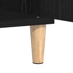 vidaXL Buffet Noir 60 x 35 x 70 cm Bois d'ingénierie