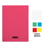Lot de 10 Cahiers piqué 8000 POLYPRO assorties 24x32cm 96p Q.5x5 90g CLAIREFONTAINE