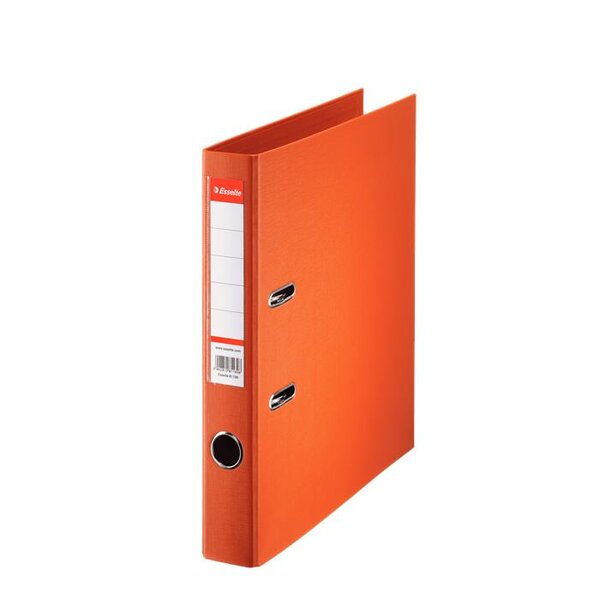 Classeur à levier plastique Standard A4 Dos 50 mm Orange ESSELTE