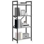 vidaXL Étagère Gris Sonoma 56 x 34 x 133 5 cm Bois d'ingénierie