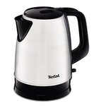 Tefal ki150d10 dialog bouilloire sans fil inox  1 7 l  résistance cachée  filtre anticalcaire  base pivotante 360°- inox