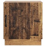 vidaXL Table de chevet 2 pc Bois ancien 43 x 34 5 x 47 cm