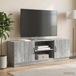 vidaXL Meuble TV Sonoma gris 150 x 31 x 47 cm Bois d'ingénierie