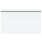 vidaXL Boîte de rangement blanc 60x35x35 cm bois d'ingénierie