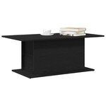 vidaXL Table basse Chêne noir 102 x 55 5 x 40 cm Bois d'ingénierie
