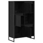 vidaXL Bibliothèque Chêne noir 68 x 30 x 108.5 cm Bois d'ingénierie