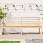 vidaXL Banc de jardin 203 5x48x91 5 cm bois massif de pin