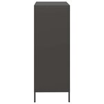 vidaXL Buffet haut noir 39x35x103 5 cm acier