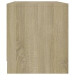 vidaXL Meuble TV Chêne sonoma 90x35x40 cm Bois d'ingénierie