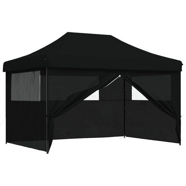 vidaXL Tente de fête 279 x 410 x 315 cm Noir Tissu Oxford