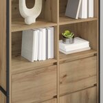 vidaXL Buffet 2 Pièces Chêne artisan 81 x 36 x 150.5 cm Bois d'ingénierie