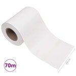 vidaXL Écran d'intimité de jardin PVC 70x0 19 m Blanc