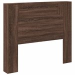 vidaXL Tête de lit Chêne brun 120 x 16 5 x 103 5 cm Bois d'ingénierie