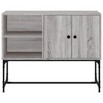 vidaXL Buffet sonoma gris 100x40x79 5 cm bois d'ingénierie