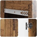 vidaXL Buffet Bois ancien 66 x 34 5 x 91 5 cm Bois d'ingénierie