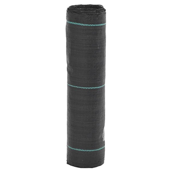 vidaXL Membrane anti-mauvaises herbes noir 0 5x200 m PP