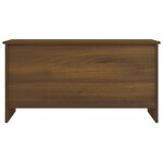 vidaXL Table basse Chêne marron 102x55 5x52 5 cm Bois d'ingénierie