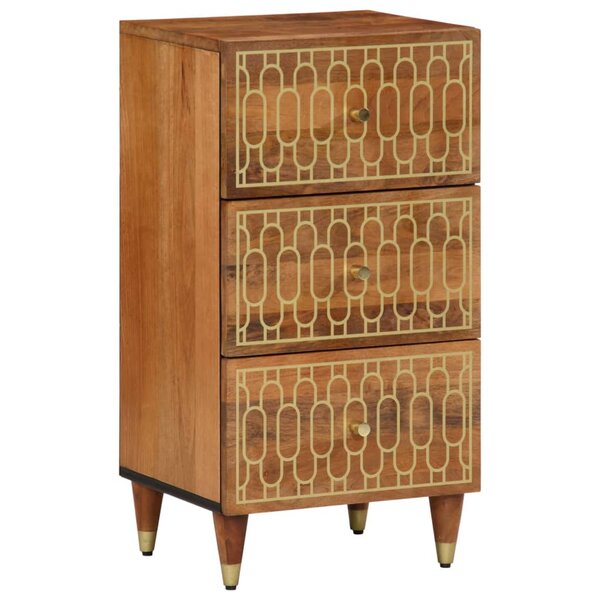 vidaXL Armoire latérale 40x33x75 cm bois massif de manguier