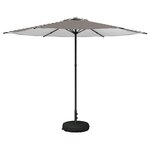 vidaXL Parasol de jardin avec base 300 x 300 cm Polyester