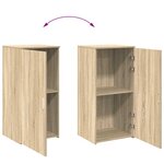 vidaXL Armoire rangement chêne sonoma 50x45x103 5 cm bois d'ingénierie