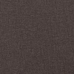 vidaXL Chaise à bascule marron foncé 74x90x102 cm tissu