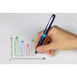 Stylo-bille 4 couleurs take 4 pointe moyenne viscoglide corps en plastique blanc x 10 schneider