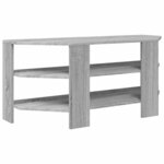 vidaXL MeubleTVd'Angle Gris Sonoma 102x40 5x45cm Bois d'ingénierie