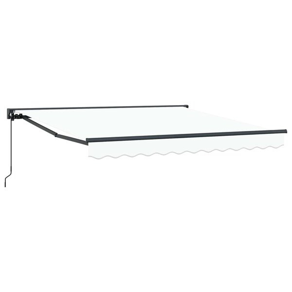 vidaXL Cadre d'auvent Blanc 300 x 250 cm Polyester avec revêtement PU