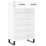 vidaXL Armoire à chaussures blanc 60x35x105 cm bois d'ingénierie