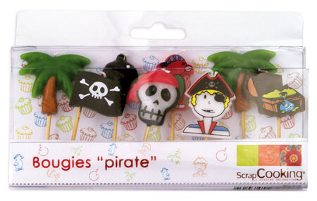 8 Bougies "Pirates"